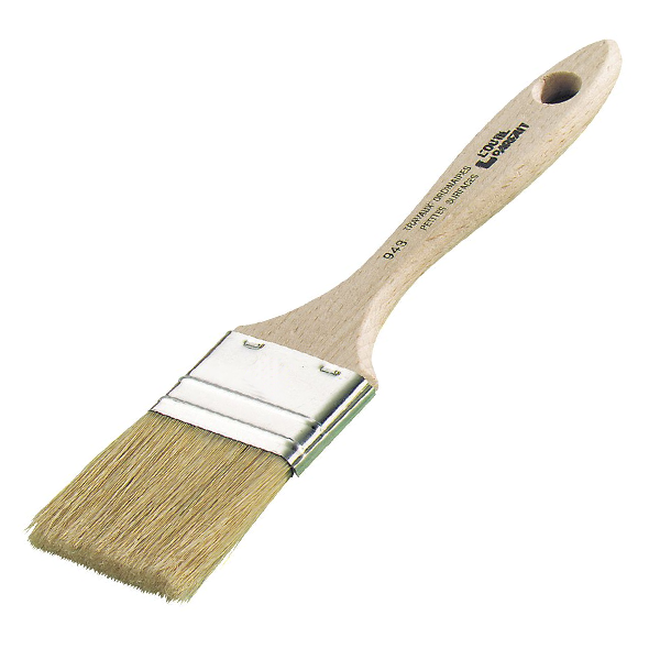 Pinceau brosse plat avec manche en bois L'outil Parfait - Taille 60 mm