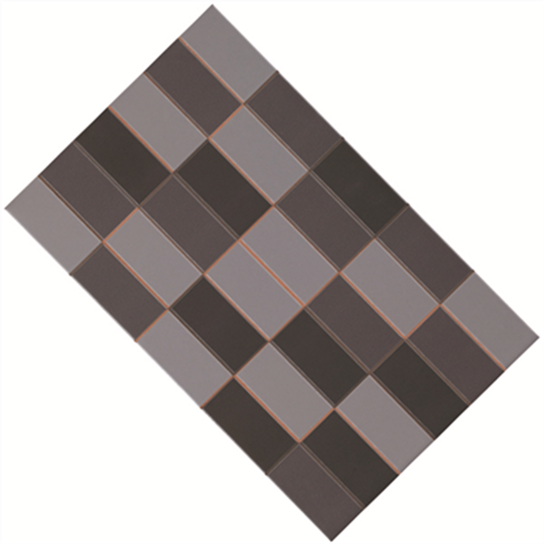 Faïence murale MONOCROMA Mosaico Antracita - 25 CMx40 CM