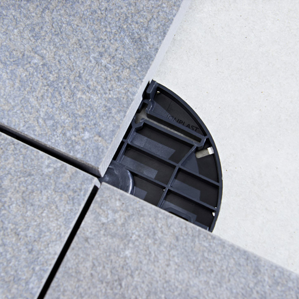 Plot fixe pour terrasse en dalles - Plogom Jouplast - diamètre 120,0 MM - hauteur 10,0 MM