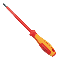 Tournevis plat Knipex isolé 1000 Volt - vis à fente - lame 2,5 mm - Longueur 177 mm