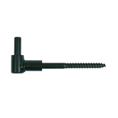 Gond de double volet ING Fixations avec filetage pour le bois - acier avec cataphorèse noir - diamètre 14 mm