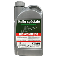 Huile lubrifiante pour guide et chaîne de tronçonneuse - Marline - Bidon de 1 litre