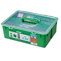 Kit de fixation pour terrasse bois exotique de 25/28 m² - vis Inox A2 Ø5 x 50 mm