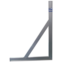 Equerre de maçon en aluminium - Obra - longueur 80 cm - largeur 60 cm