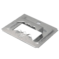 Crochet CLIP pour lambris bois 24x0.4x24 mm épaisseur 3 mm 250 pièces