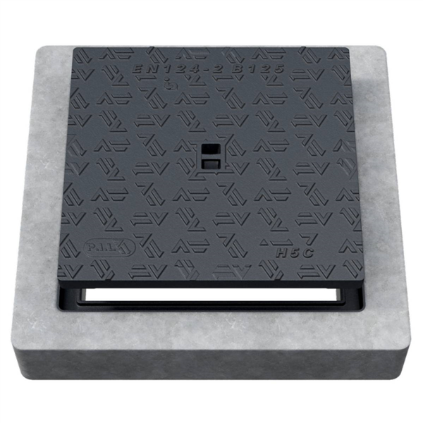 Hydraulique carré couronnés beton 500x500