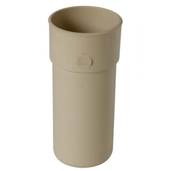 Manchette mâle/femelle pour tube de descente cylindrique Ø 80 - Sable
