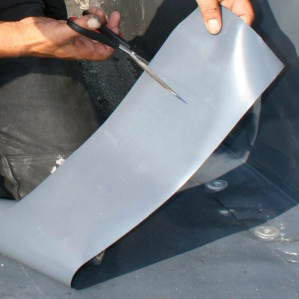 Ciseaux professionnels de couvreur pour découpe feuilles plastiques - Lames polies 250 mm