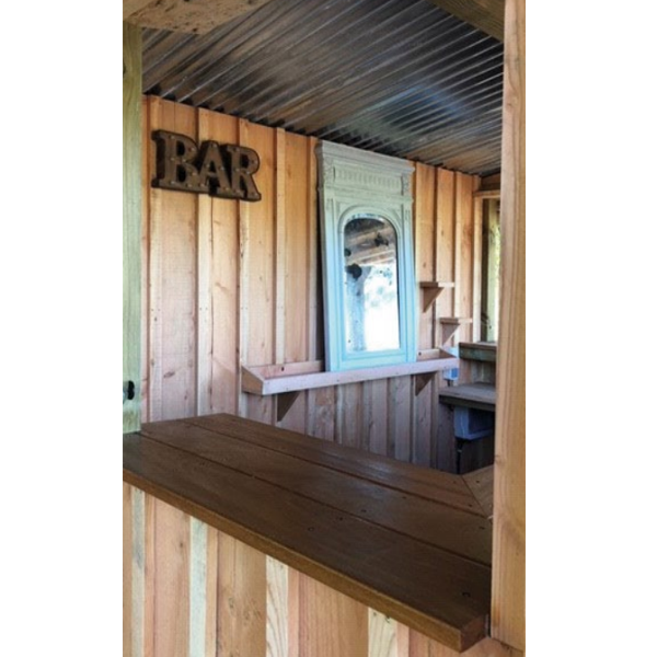 Bardage en Douglas Raboté 3 Faces angles vifs - Traité Classe 3 Marron - 40 MMx20 MM - L.4.00 M