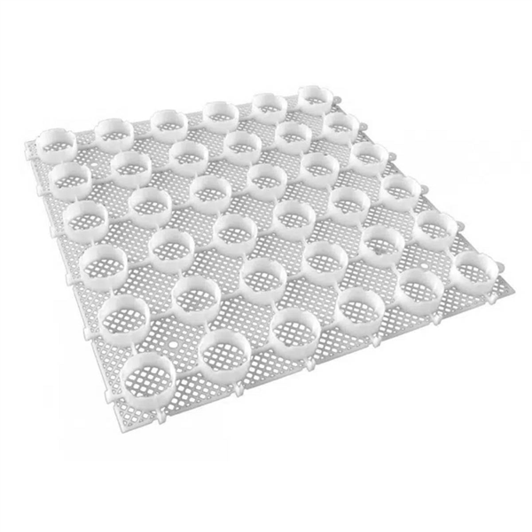 Dalle alvéolaire de stabilisation gravier blanche - Mailles 6x6 mm