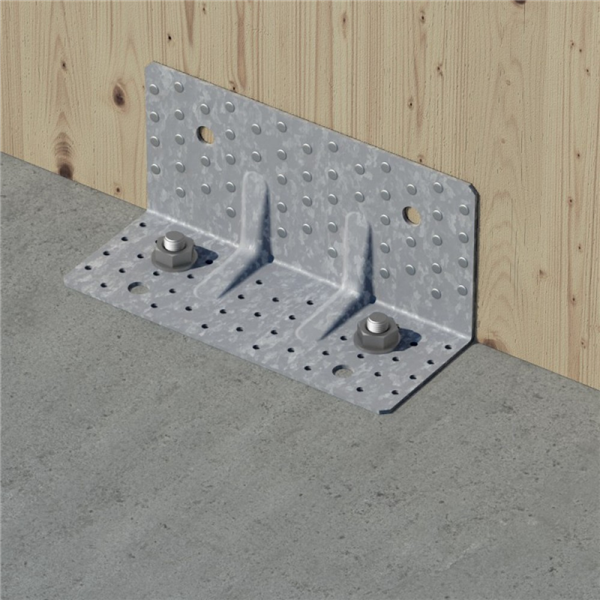 Équerre renforcée ABR en acier galvanisé 120x100x255 mm
