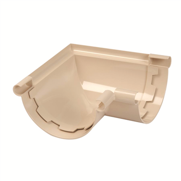 Angle de gouttière développé 25 à coller 90° coloris sable