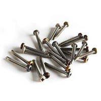 Vis pour bardage Weo en pose horizontale - Inox A2 - 4,2 MM x 38,0 MM - Coloris Teak - Boîte de 100 avec embout de vissage