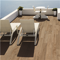 Carrelage de sol extérieur effet bois Woodgeneration Grip Edilis - Miel - 120 CMx20 CM - épaisseur 9,5 MM