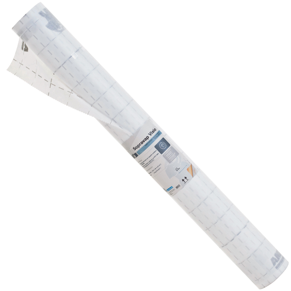 Écran pare-vapeur translucide Sopravap VISIO pour murs planchers et combles - Rlx 1,50 M x 50 M