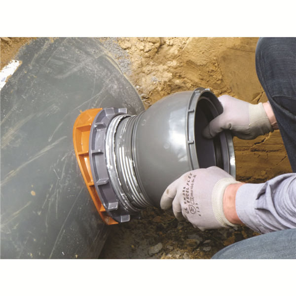 Piquage Connex DN200 sur DN400 collecteur dia intér. 392-412