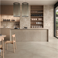 Carrelage intérieur effet pierre en grès cérame rectifié - Lythos GRIP - 60 x 60 cm - ép. 8,2 mm - Sabbia