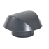 Chapeau de ventilation de toit simple Nicoll Atemax VVS12 - femelle Ø 125 MM - PVC Anthracite