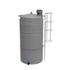 VERTIC'EAU PLUVIALE PE - 20 000 L (Echelle non incluse)