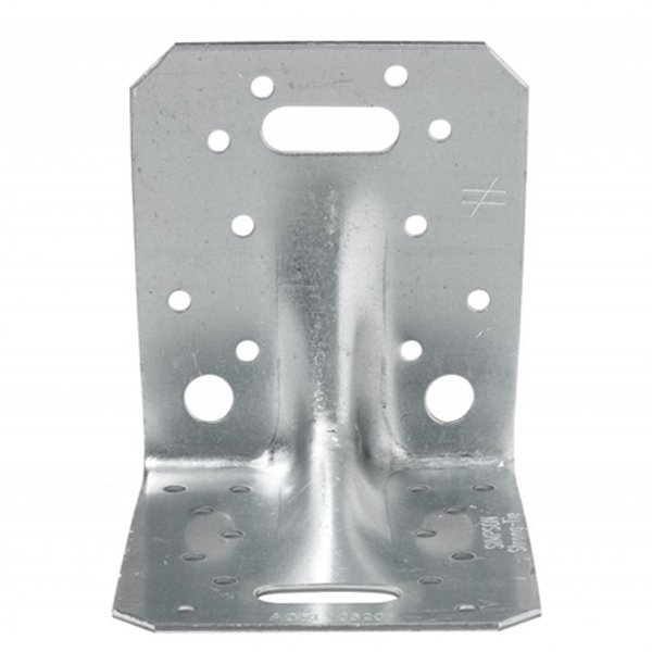 Équerre renforcée en acier galvanisé 90x105x105 mm