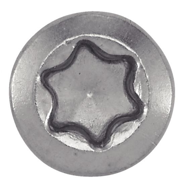 Vis de bardage autoperceuse tête fraisée six lobes Inox A2 Acton 3.2 x 50 mm - boîte de 200