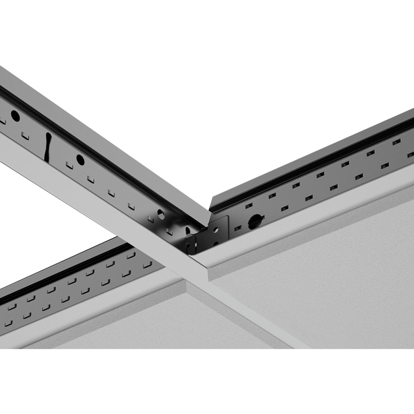 Entretoise plafond suspendu Amstrong Prélude 15 XL² à épaulement (système harpon) - 38 MM x 15,0 MM - Longueur 0,60 M - Blanc