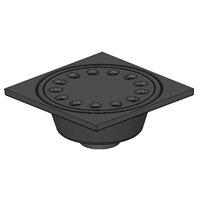 SIPHON DE COUR CARRE 200X200  C250
