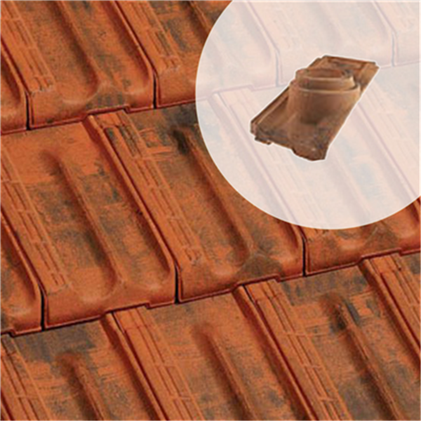 Tuile à douille à côte universelle  - Diam. 130 mm