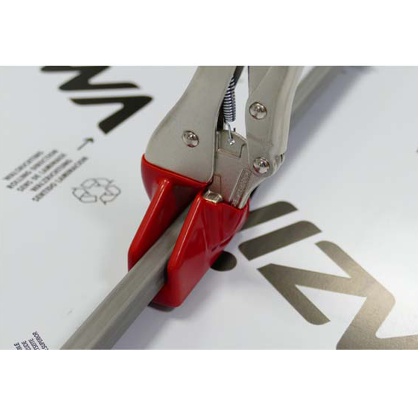 Pince étau à mors protégés pour bacs joint debout - Jouanel - Ouverture max 40 mm - Largeur 100 mm