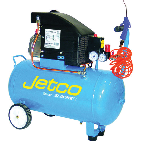 Compresseur Jetco 50 Lacme 50 litres 8 bar monobloc Lacmé 104000