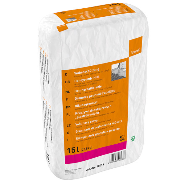 Granules nid d'abeille Fermacell pour isolation phonique des sols - sac de 15,0 LTR