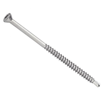 Vis de bardage autoperceuse tête fraisée six lobes Inox A2 Acton 3.2 x 40 mm - boîte de 200