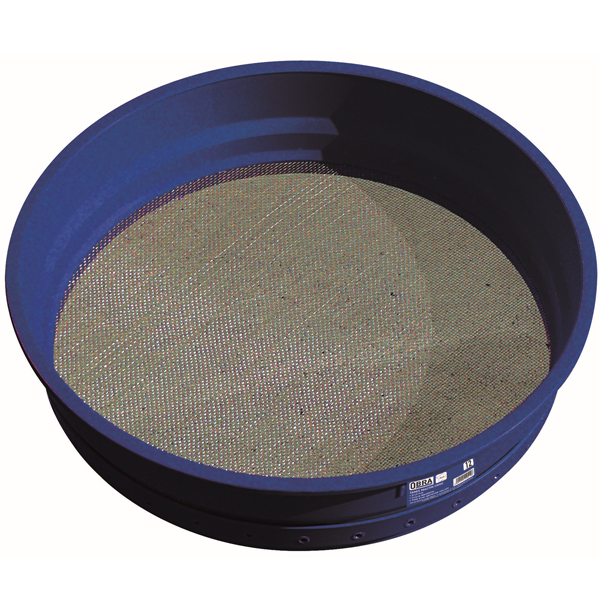 Tamis de maçon choc Obra avec toile n°12 en acier galvanisé - diamètre 45 cm - hauteur 10 cm