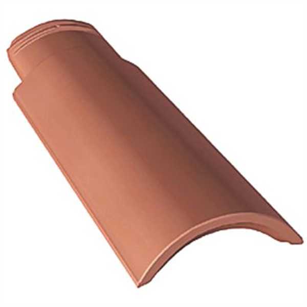 Demi-tuile en terre cuite Galléane 12 - Silvacane littoral