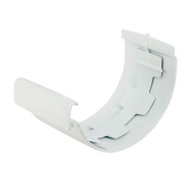 Jonction à coller Nicoll JNC29 pour gouttière demi-ronde Vodalis LG29 - Techtan Blanc