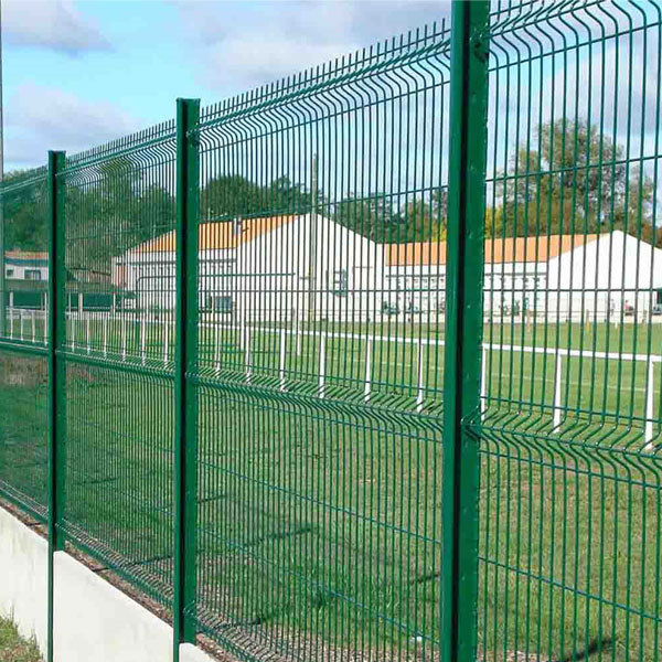 Poteau Profix pour grillage rigide - inviolable et sans accessoire - Vert RAL6005 - Hauteur 1,70 m