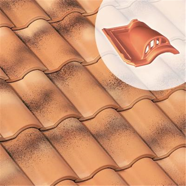 Tuile chatière grillagée Gallo Romane (GL111) - ouverture 21 cm² - Silvacane littoral