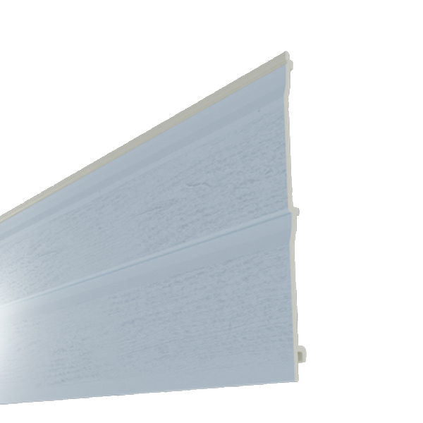 Bardage PVC extérieur imitation bois - Barcel - 300,00 MM x 18,00 MM - Long. 5,00 M - Bleu gris