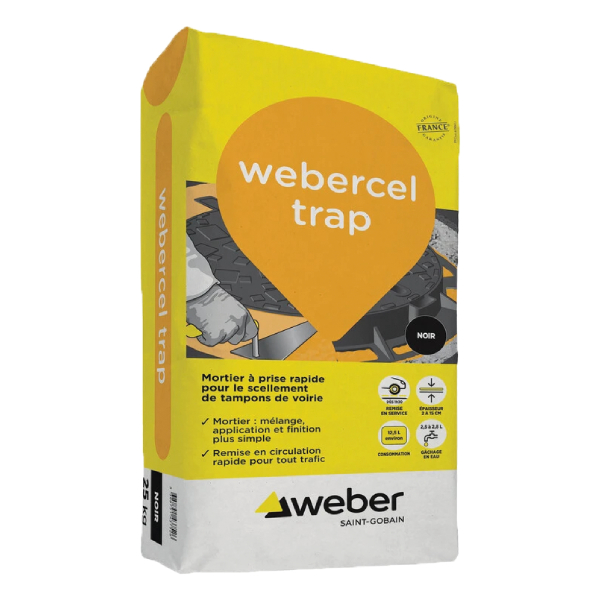 WEBERCEL TRAP NOIR 25KG