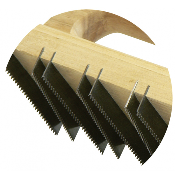 Lame de rechange dentée pas de 2 mm largeur 1 mm pour chemin de fer plat Taliaplast