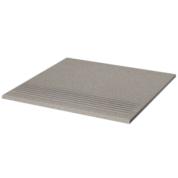 Nez de marche strié grès cérame technique Taurus Granit Lisse mat ABS - 30,0 CM x 30,0 CM ép. 8,00 MM - Nordic