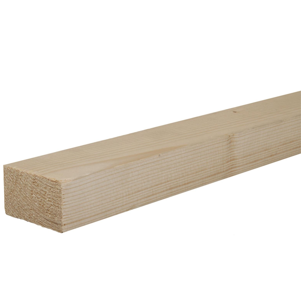 Tasseau en bois de sapin du nord - section de 60 MM x 28,00 MM - longueur 2,40 M