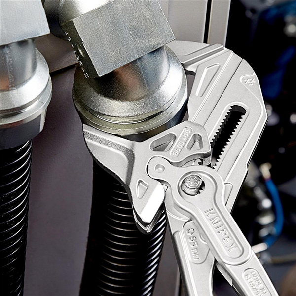 Pince-clé XL nickelée Knipex longueur 400 mm