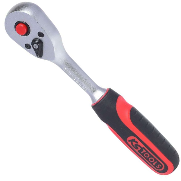 Cliquet réversible KS Tools Ultimate 72 dents 1/4" longueur 145 mm