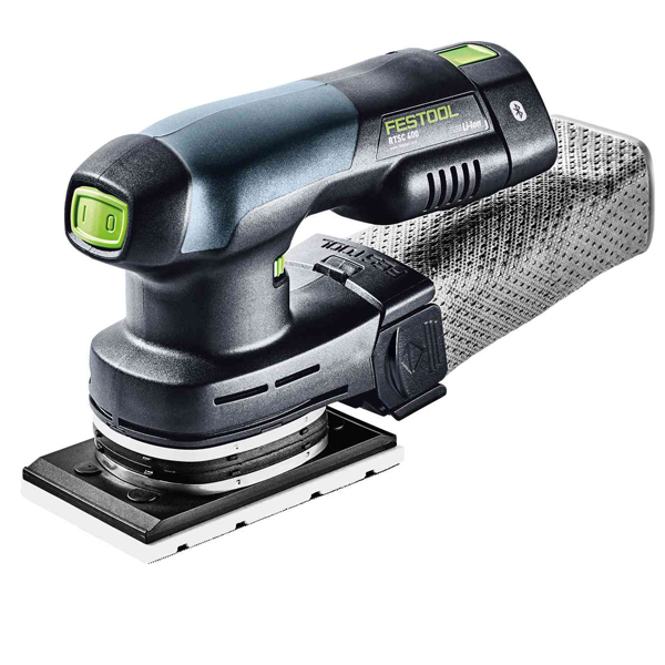 Ponceuse vibrante hybride Festool RTSC 400 Li 2 Batteries 3,1Ah Chargeur et adaptateur secteur