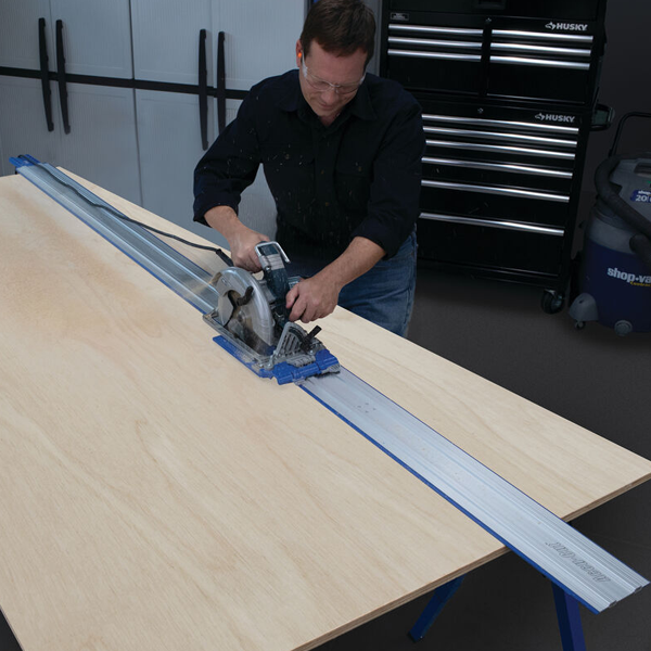 Rail de guidage d'extension Kreg KMA2750 pour Accu-Cut - avec accessoires de fixation - 127 cm