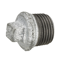 Bouchon mâle à visser - M 12 x 17 - Pour conduite en fer galvanisé - Noyon & Thiebault - Acier