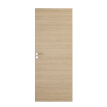 Porte d'intérieur à âme isolante surface mélaminée Kreation M03A - Serrure de sûreté 3 points - Poussant gauche à rive droite - 204 CM x 73 CM