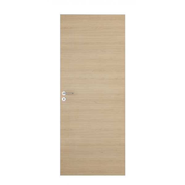 Porte d'intérieur à âme isolante surface mélaminée Kreation M03A - Serrure de sûreté 3 points - Poussant gauche à rive droite - 204 CM x 73 CM