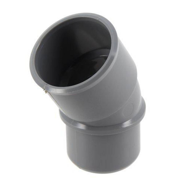 Coude mâle/femelle Nicoll pour évacuation des eaux usées - Diamètre 32 mm - Degré angle 30° - PVC - Gris